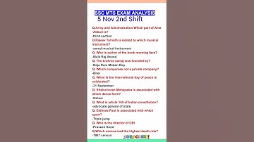 SSC MTS EXAM ANALYSIS 2024|5 Nov 2nd Shift|SSC MTS paper analysis today#sscmts2024#gkgsforssc#gkgs