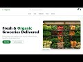 Vegora – Organic Grocery Website UI | Free Tailwind CSS E-commerce Template