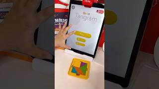 Learning TANGRAM Game on Osmo Genius starter kit!!📱🙌 #tangram #shorts Resimi