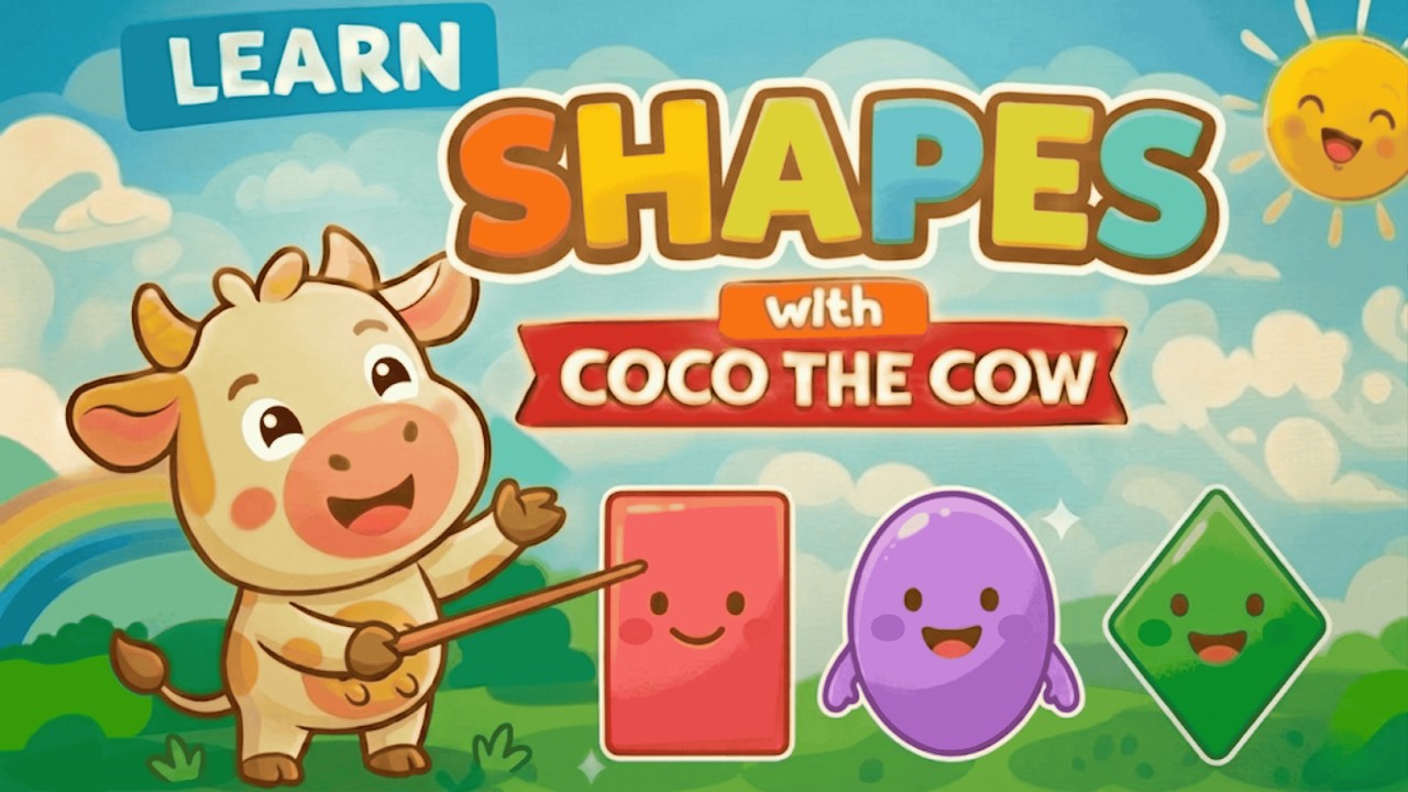 Coco the cow - Learn Shapes with Coco. - YouTube