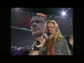 Chris Jericho asks Triple H to shut the hell up. WWE Monday Night RAW. April 24, 2000