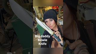 forged bowie knife