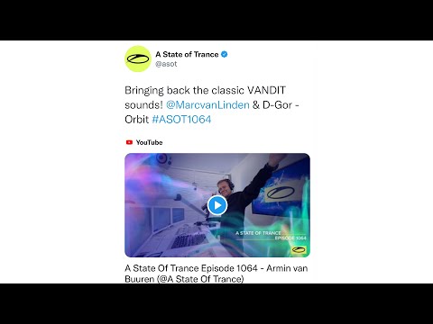 Marc van Linden & D-Gor - Orbit (VANDIT) || A State Of Trance (#ASOT1064)