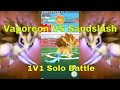 "Solo Sandslash with only one Vaporeon"