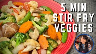 5 Minute Stir Fry Veggies | Pad Pak Ruam Mit | Neena's Thai Kitchen by Neena's Thai Kitchen 1,654 views 2 years ago 4 minutes, 54 seconds