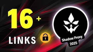16+ Nieuwe Shadow Proxy-links 2025 | Websites deblokkeren op een school-Chromebook (2025)