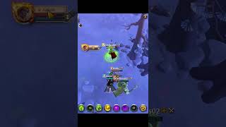 Open world pvp with natural staff 2 vs 3 on Albion online