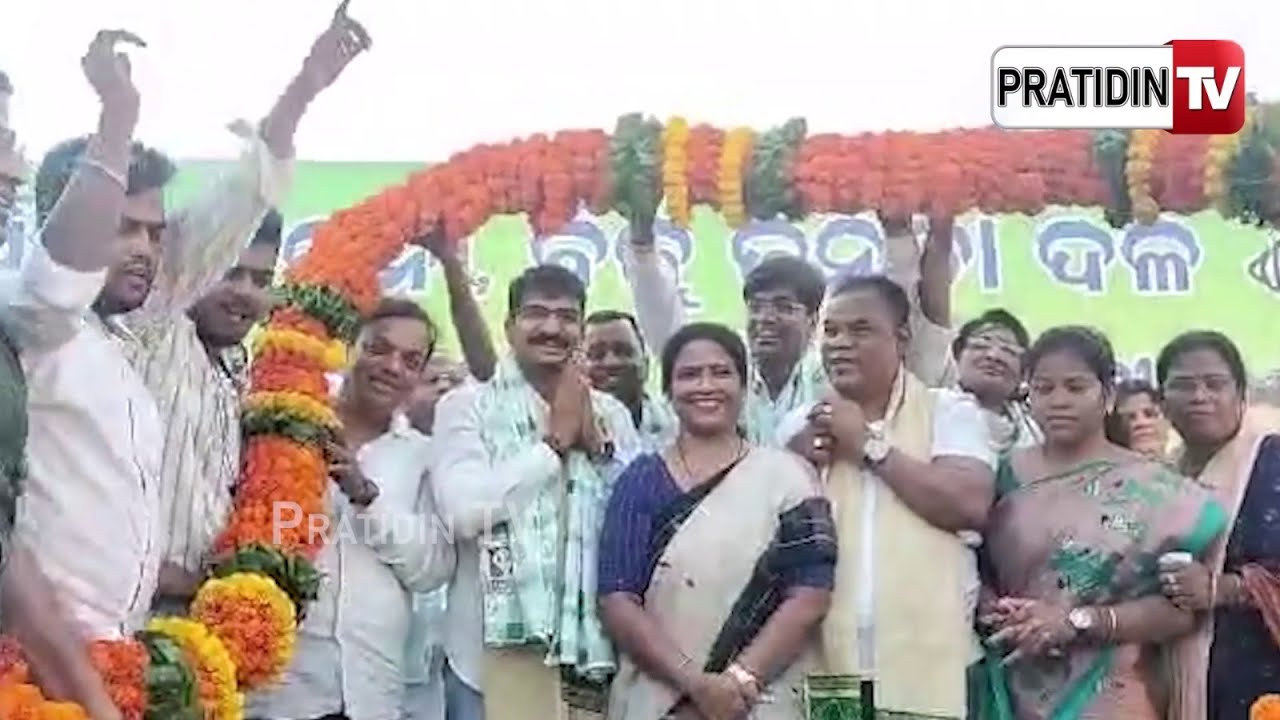 ସୁଶାନ୍ତ ରାଉତଙ୍କ ସହ ମନ୍ମଥ ଆରମ୍ଭ କଲେ ଭୁବନେଶ୍ୱର ଉତ୍ତର ରୁ ନିର୍ବାଚନ ପ୍ରଚାର।BJDCandidate Manmath campaign.