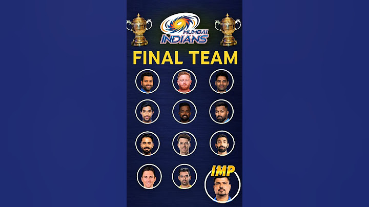 🔥 MI's Final Team After Replacement of Players 🤯 #shorts