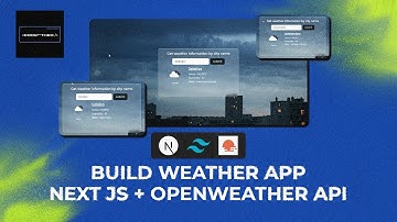 Create weather app using Next js and Openweather API | Real project example #codebytheo