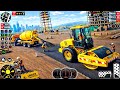 Real Road Construction Heavy Duty : JCB Road Construction 3D : Android Gameplay
