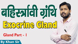Exocrine Gland | Liver | Gland | बहिर्स्रावी ग्रंथि | जिगर | Part - 1 | Khan GS Research Center