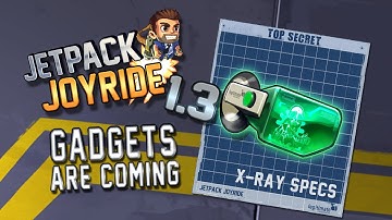 Jetpack Joyride 1.3 - Gadgets Update "X-Ray Specs"
