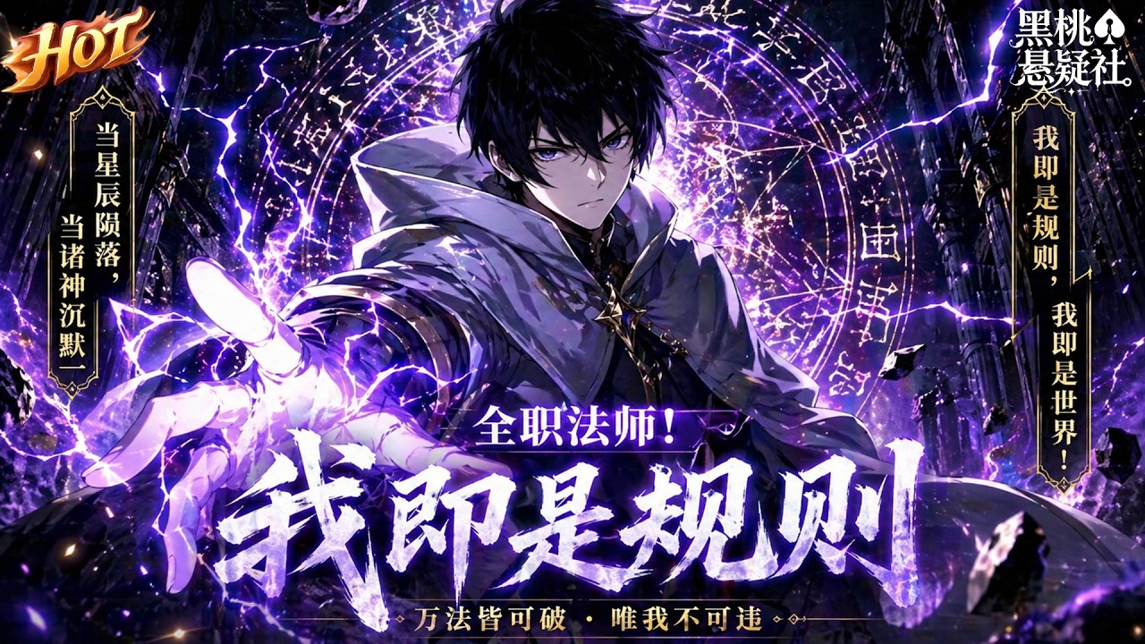 The hottest collection! “Full-time Dharma God! “I Am the Rule”: I am proficient in all kinds of magic, break free from the rules, rewrite the rules of heaven and earth with one intention, and rise to the top of the strongest Dharma god in ancient times! #热血 #玄幻 #动漫 #黑桃悬疑社