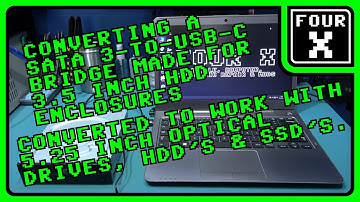 Converting a SATA3-TO-USB-C Bridge made for a 3.5 HDD