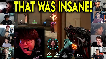 Valorant Streamers Reacts To RRQ crazyguy Insane ACE Against T1 In VCT
