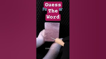 Tracing ASMR Oddly Satisfying Guess the Word Writing No Talking #asmr #asmrtriggers #shorts