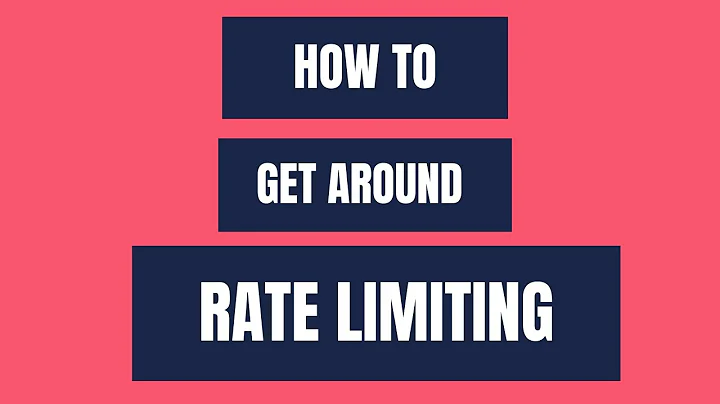 How to Get Around Rate Limiting 🚀