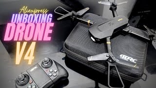 V4 4DRC - DRONE BOM E BARATO DO ALIEXPRESS! COM CÂMERA - VALE A PENA?!