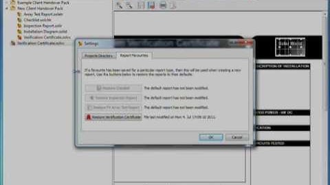 Seaward SolarCert Elements - Software Tutorial
