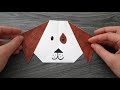 Chien en origami  bricolage pour enfants 5