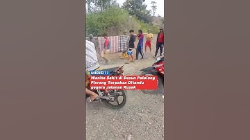 Miris!! Wanita Sakit di Paleleng Pinrang Terpaksa Ditandu gegara Jalanan Rusak@Rupamata_id
