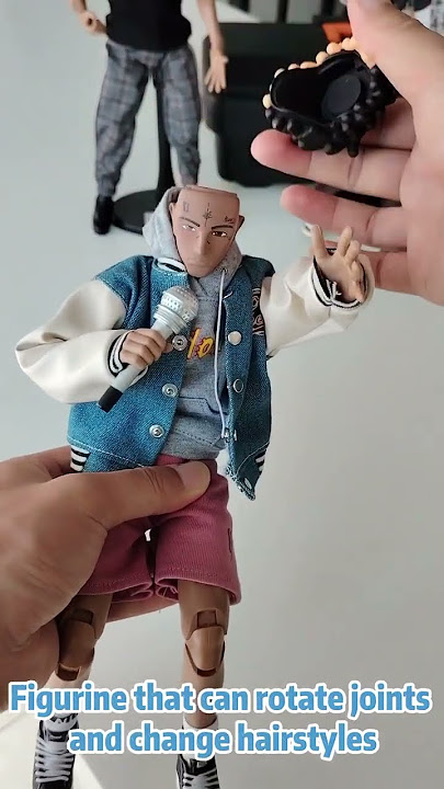 XXX's Figurine that can rotate joints and change hairstyles!#fyp #toys #figure #xxxtentacion #XXX