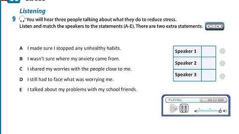 Action 10 module 6 p75 ex9 Listening Task