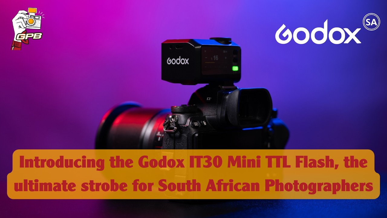 Introducing the Godox IT30 Mini TTL Flash, the ultimate strobe for South African Photographers