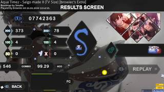 627Pp Aqua Timez - Saigo Made Ii Tv Size Browiecs Extra Hdnc 99.29% Fc