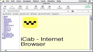 iCab 2.9.9 [Apple Macintosh] (1999-2006) Alexander Clauss {Apollo Core V4+ SA} screenshot 2