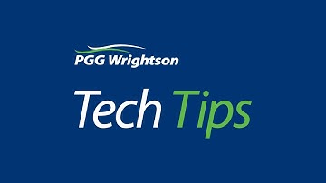 PGG WRIGHTSON TECH TIP