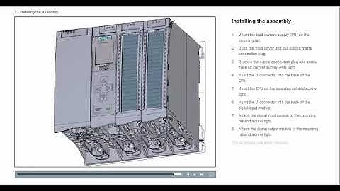 Getting Started SIMATIC S7-1500 (Installing the assembly ).