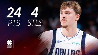 Cooper Flagg 24 pts 4 stls vs Blazers 25/26 season