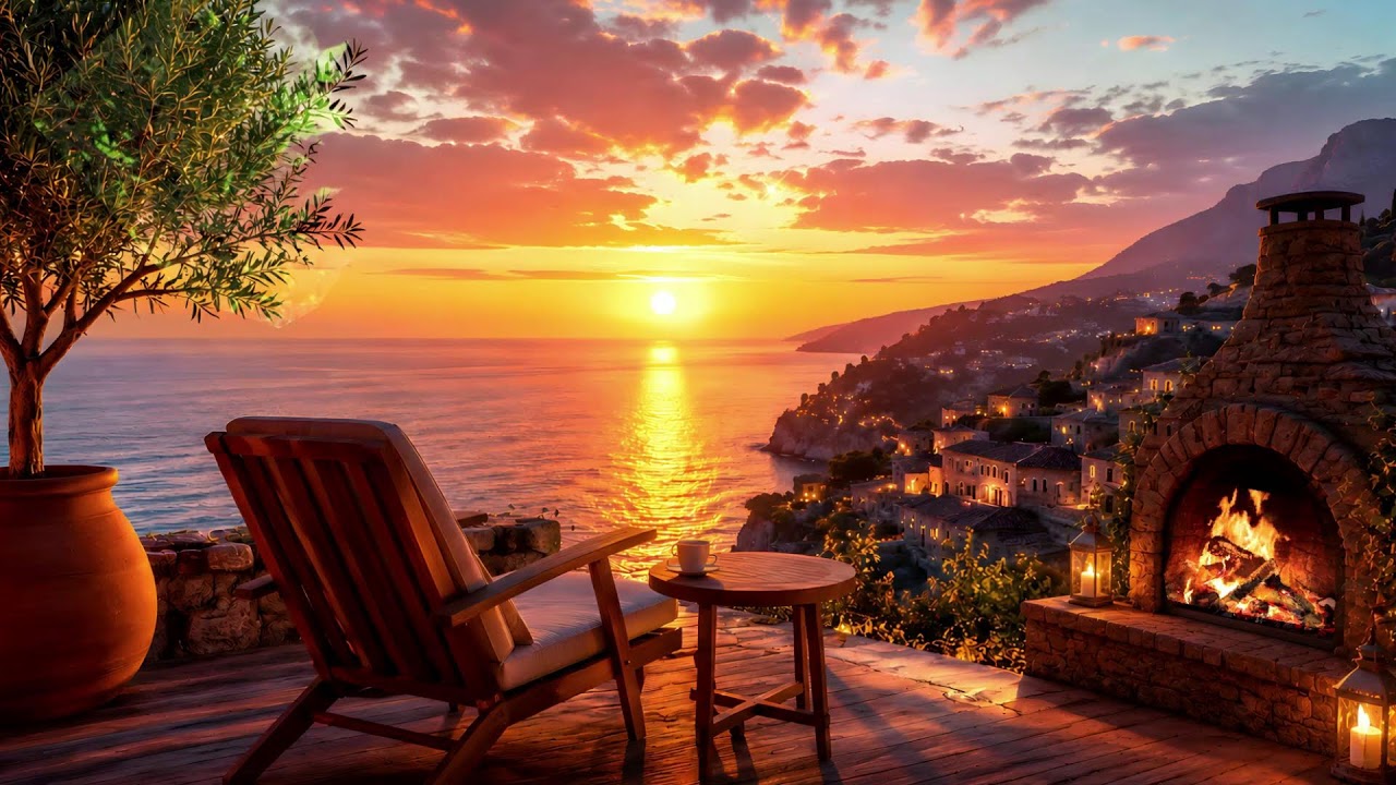 ライト・ランタン BRIESTA sunset beach Dreamy Sunset Beach Bossa Nova 🌴 Warm Ocean Breeze, Mountain