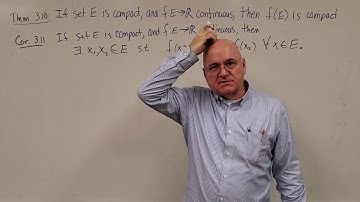 Real Analysis I (lec. 3.4.D) Properties of Continuous Functions