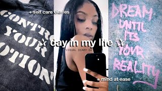visual diary 02 : ease your mind | self care diaries, creating content + hygiene shopping