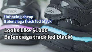 Review Cheap Balenciaga Track LED Black From Stockx Kicks!