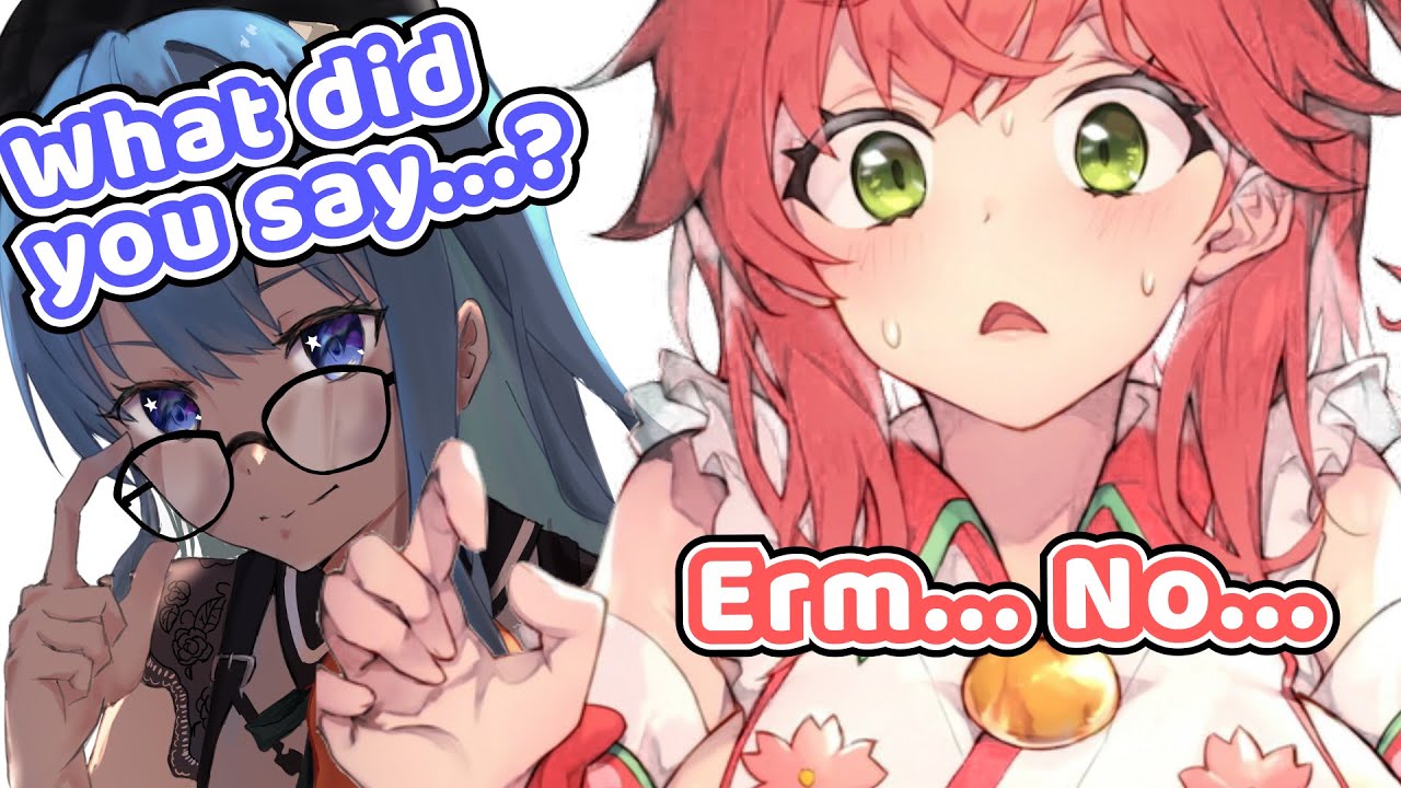 Suisei is Almost Triggered by Miko【Hololive | Hoshimachi Suisei x Sakura Miko x Shiranui Flare】