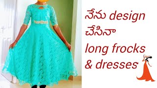 netted long frock