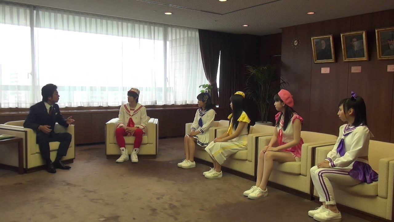 福岡市長高島宗一郎 Dream5の皆さんが表敬にいらっしゃいました Youtube