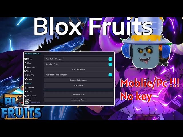 Script blox fruits Domadic hub (sem key)