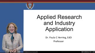 DBA Conference - Dr. Herring Presentation