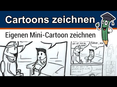 Video: Wie Man Lernt, Einen Cartoon Zu Zeichnen