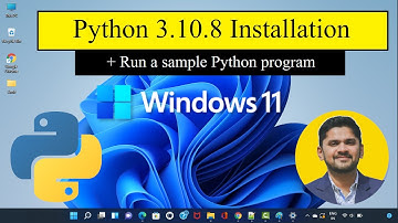 How to install Python 3.10.8 on Windows 11
