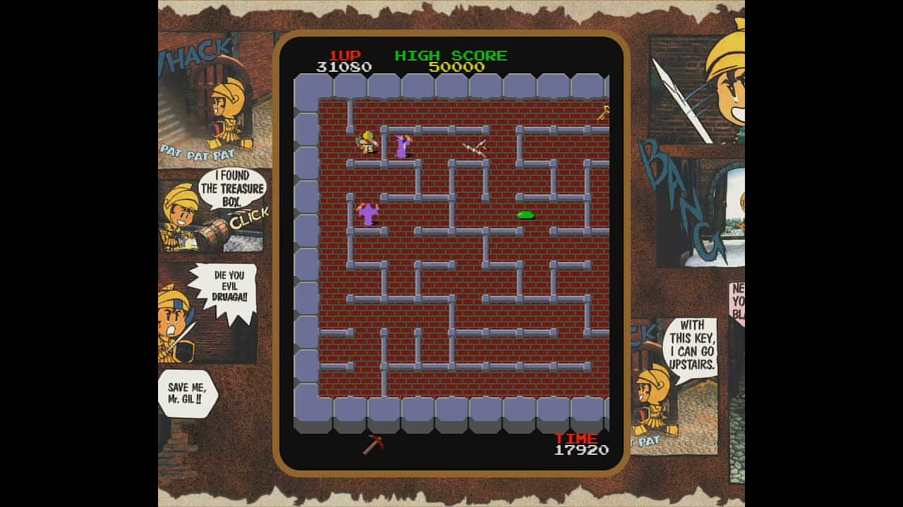 THE TOWER OF DRUAGA アーケードゲーム パンフレット チラシ THE TOWER OF DRUAGA アーケードゲーム パンフレット チラシ THE