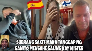 GRABE ANG SAKIT MAKA TANGGAP NG GANITONG MENSAHE GALING KAY MISTER|PINAY COUPLE IN🇫🇮🇵🇭