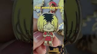 Turn your art into enamel pins! Custom anime chibi pin collection