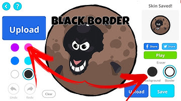 TUTORIAL CUSTOM SKIN AGAR.IO BLACK BORDER IOS, NEW HACK ZOOM MOD, VERSION 2.24.1 (AGAR.IO MOBILE)