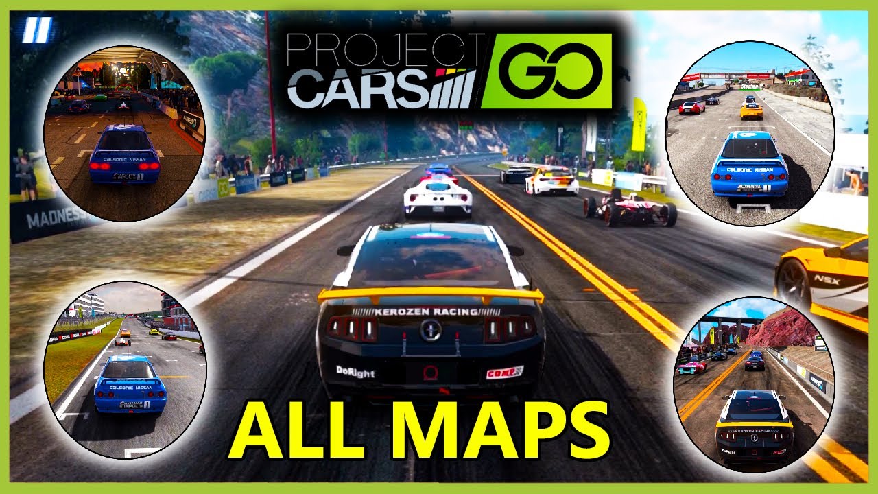Project Cars Go All Maps Gameplay (Android, iOS) YouTube